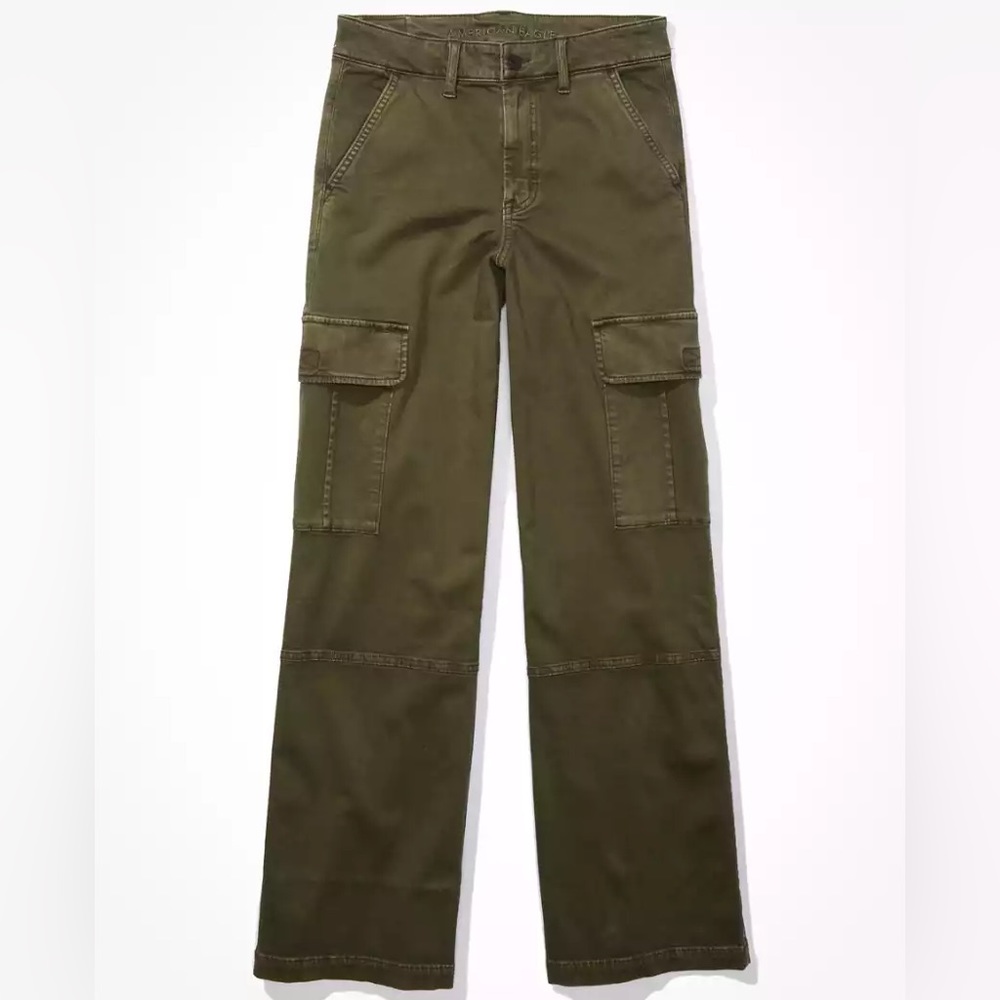 AE baggy wide leg cargo pants